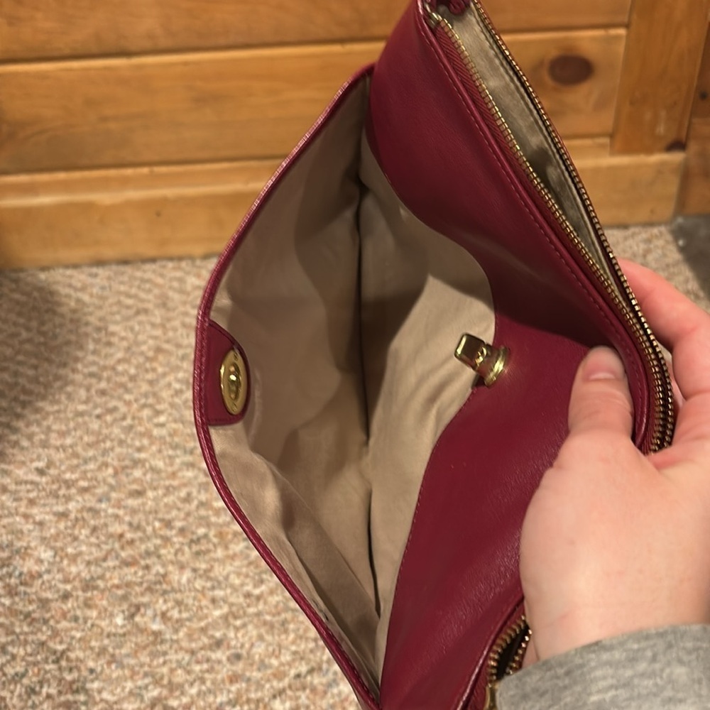 VINTAGE COACH leather clutch - Picture 4 of 5